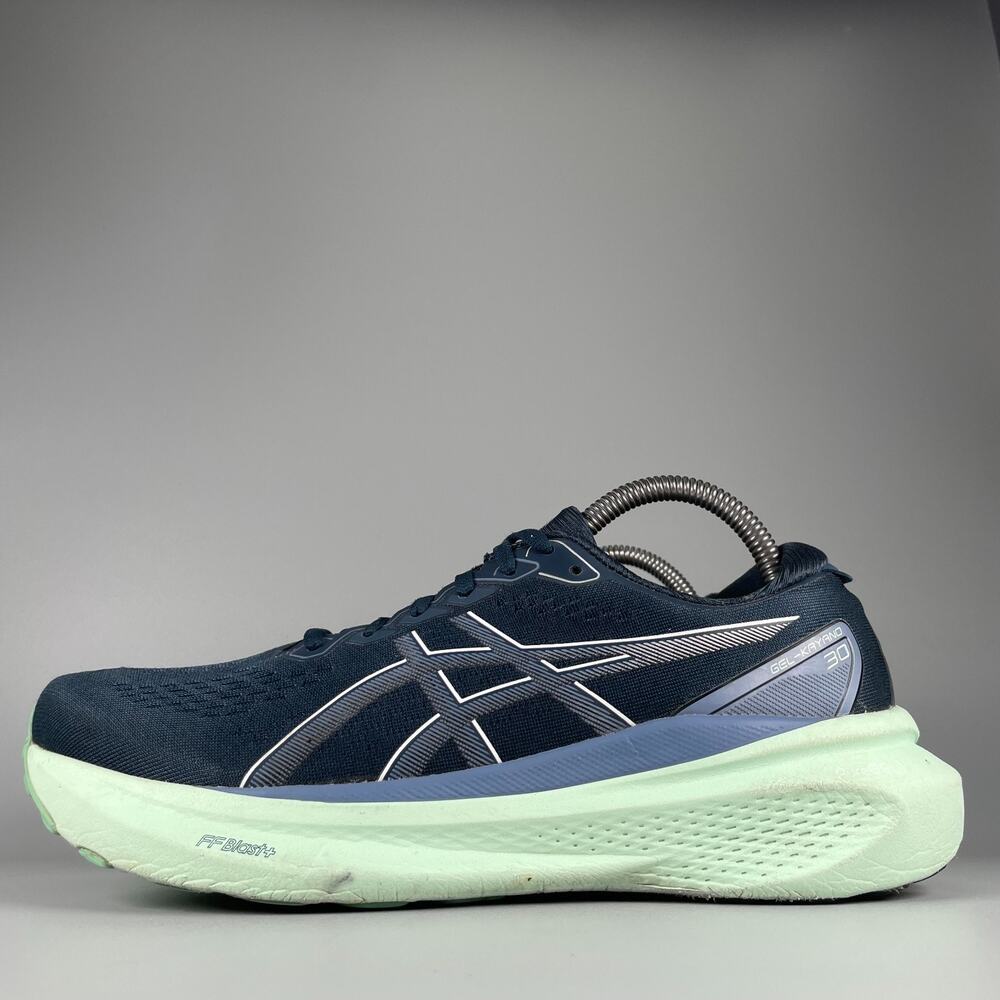 Asics Gel-Kayano 30 Women's 9.5 Blue Green Athletic Shoes Running Sneaker Casual